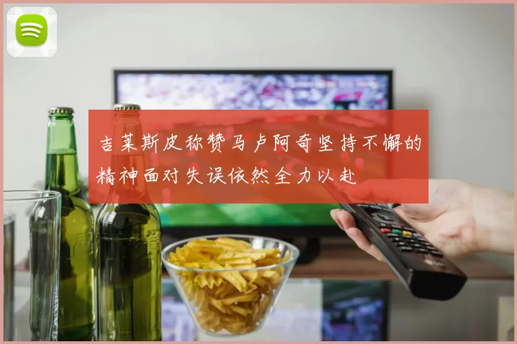 吉莱斯皮称赞马卢阿奇坚持不懈的精神面对失误依然全力以赴